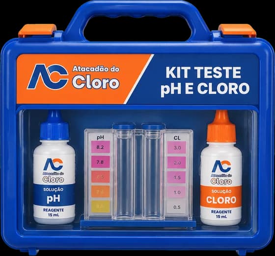 Kit Teste de pH e Cloro